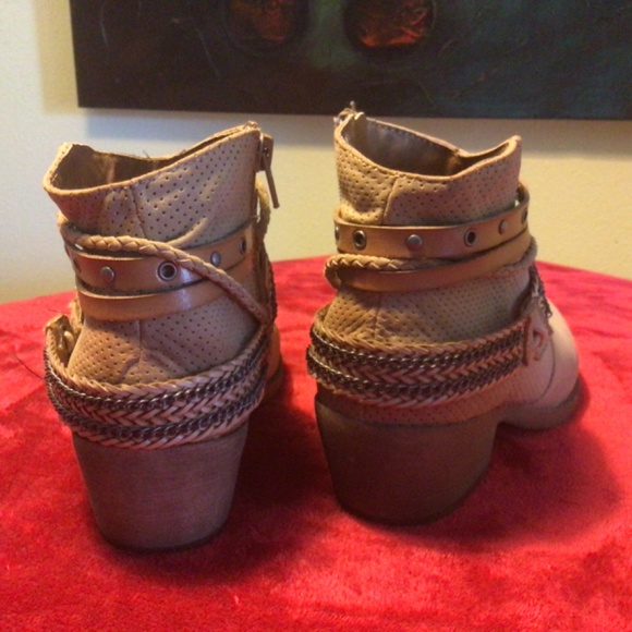 Jellypop tan ankle boots size 6.5 - Picture 3 of 4